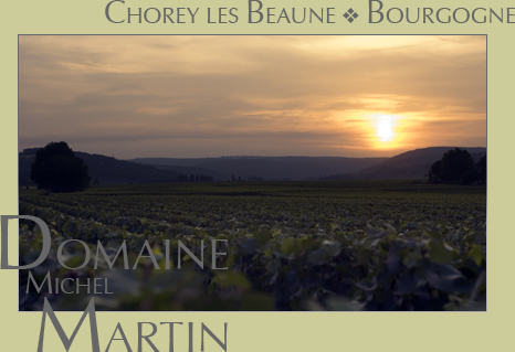 Domaine Michel Martin, Chorey les Beaune, Bourgogne, Burgundy